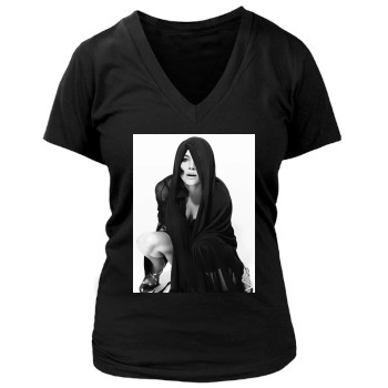 Sienna Miller Women's Deep V-Neck TShirt