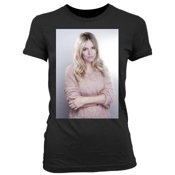 Sienna Miller Women's Junior Cut Crewneck T-Shirt