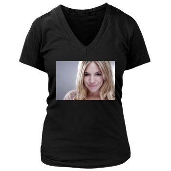 Sienna Miller Women's Deep V-Neck TShirt