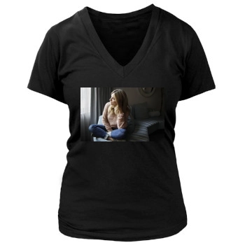 Sienna Miller Women's Deep V-Neck TShirt