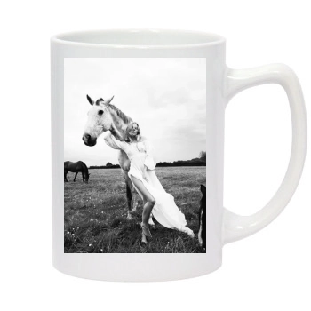 Sienna Miller 14oz White Statesman Mug