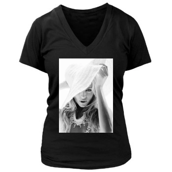 Sienna Miller Women's Deep V-Neck TShirt