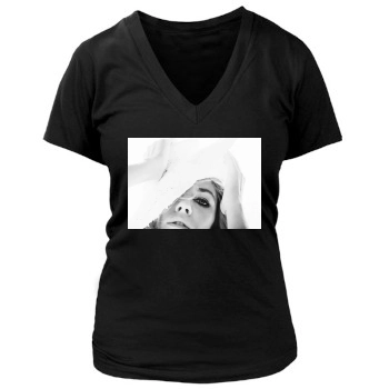 Sienna Miller Women's Deep V-Neck TShirt