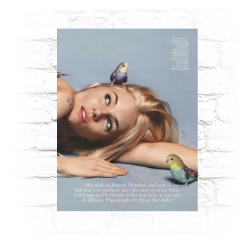 Sienna Miller Metal Wall Art