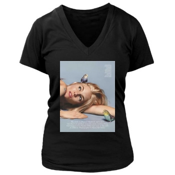 Sienna Miller Women's Deep V-Neck TShirt