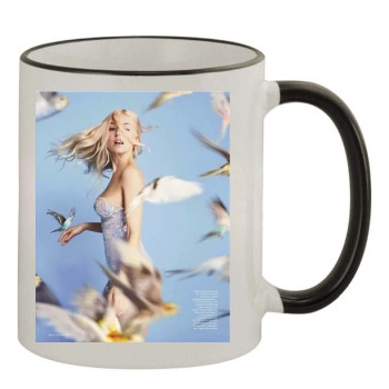 Sienna Miller 11oz Colored Rim & Handle Mug