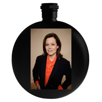 Sigourney Weaver Round Flask