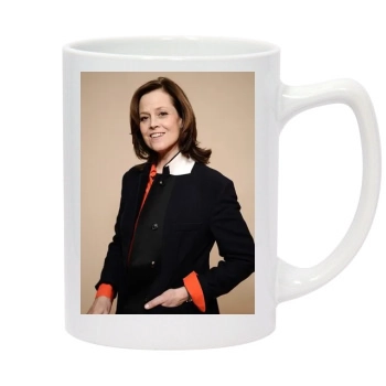 Sigourney Weaver 14oz White Statesman Mug