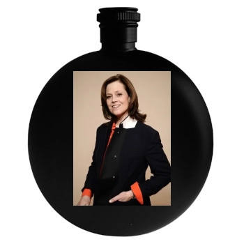 Sigourney Weaver Round Flask