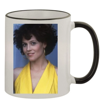 Sigourney Weaver 11oz Colored Rim & Handle Mug