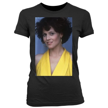 Sigourney Weaver Women's Junior Cut Crewneck T-Shirt