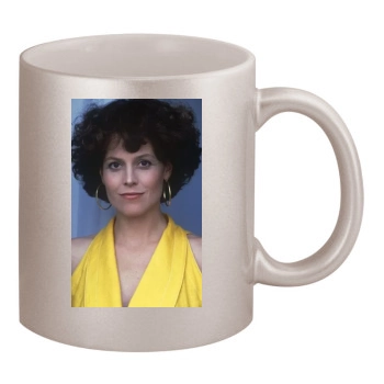 Sigourney Weaver 11oz Metallic Silver Mug