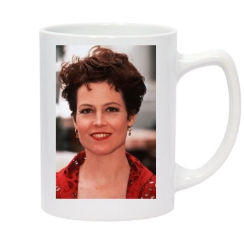 Sigourney Weaver 14oz White Statesman Mug