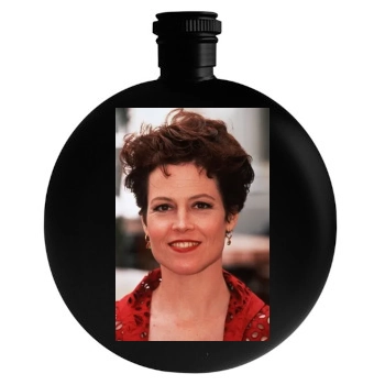 Sigourney Weaver Round Flask