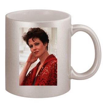 Sigourney Weaver 11oz Metallic Silver Mug