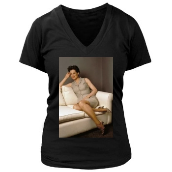 Sigourney Weaver Women's Deep V-Neck TShirt