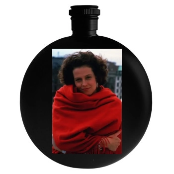 Sigourney Weaver Round Flask