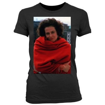 Sigourney Weaver Women's Junior Cut Crewneck T-Shirt