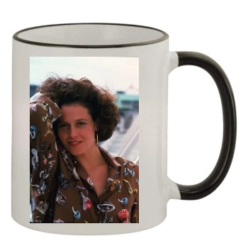 Sigourney Weaver 11oz Colored Rim & Handle Mug