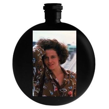 Sigourney Weaver Round Flask