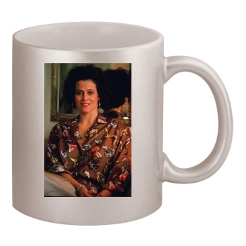 Sigourney Weaver 11oz Metallic Silver Mug