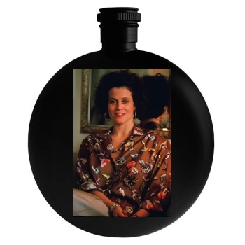 Sigourney Weaver Round Flask