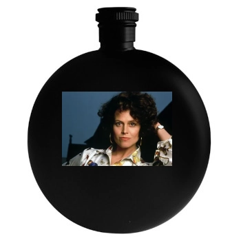 Sigourney Weaver Round Flask