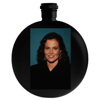 Sigourney Weaver Round Flask