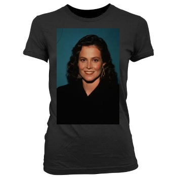 Sigourney Weaver Women's Junior Cut Crewneck T-Shirt