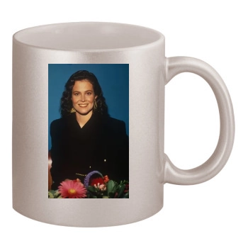 Sigourney Weaver 11oz Metallic Silver Mug