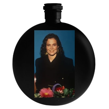 Sigourney Weaver Round Flask