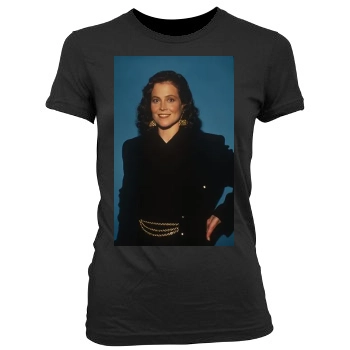 Sigourney Weaver Women's Junior Cut Crewneck T-Shirt