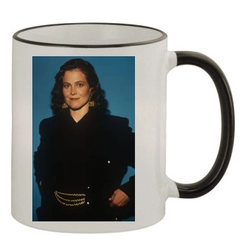 Sigourney Weaver 11oz Colored Rim & Handle Mug