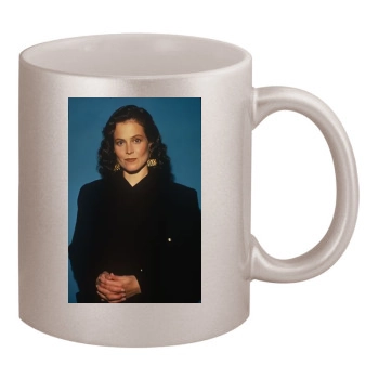 Sigourney Weaver 11oz Metallic Silver Mug