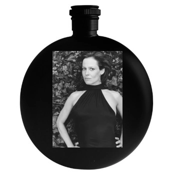 Sigourney Weaver Round Flask