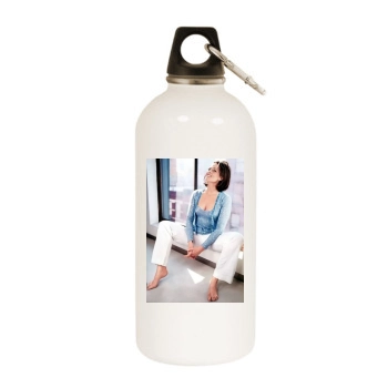 Sigourney Weaver White Water Bottle With Carabiner