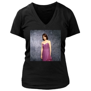 Sigourney Weaver Women's Deep V-Neck TShirt