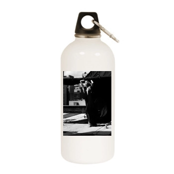 Sigrid Agren White Water Bottle With Carabiner