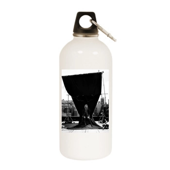 Sigrid Agren White Water Bottle With Carabiner