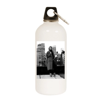 Sigrid Agren White Water Bottle With Carabiner