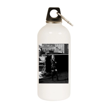 Sigrid Agren White Water Bottle With Carabiner