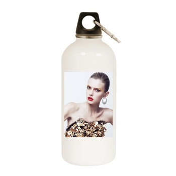 Sigrid Agren White Water Bottle With Carabiner