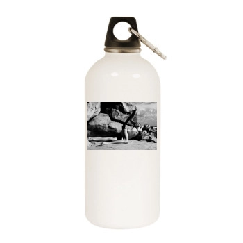 Sigrid Agren White Water Bottle With Carabiner