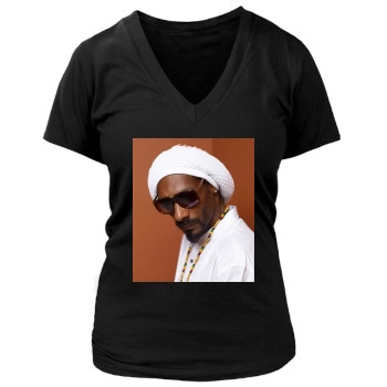 Snoop Dogg Women's Deep V-Neck TShirt