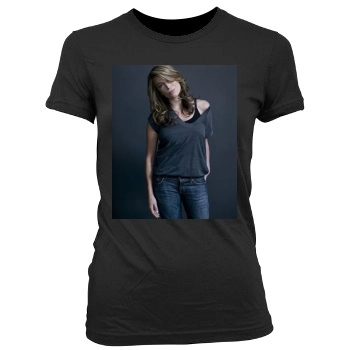 Sonya Walger Women's Junior Cut Crewneck T-Shirt