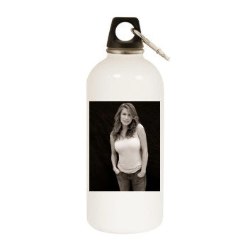 Sonya Walger White Water Bottle With Carabiner