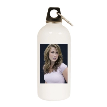 Sonya Walger White Water Bottle With Carabiner