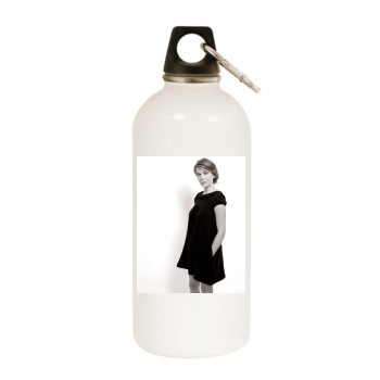 Sonya Walger White Water Bottle With Carabiner