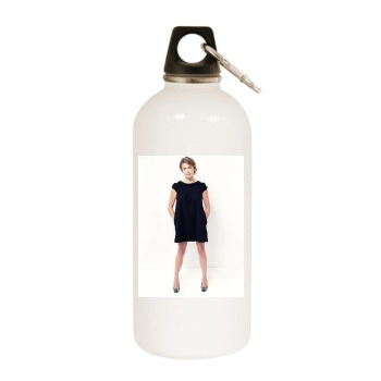 Sonya Walger White Water Bottle With Carabiner