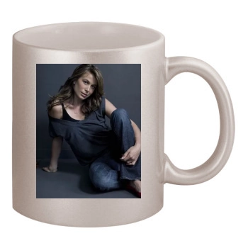 Sonya Walger 11oz Metallic Silver Mug